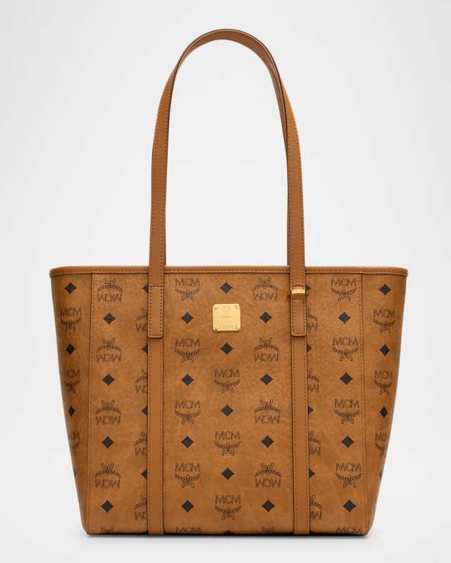 Toni Small Visetos Shopper Tote Bag